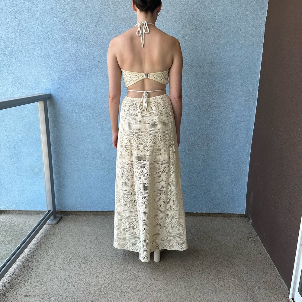 Jonathan Simkhai Georgiana Crochet Cover Up Dress - Picture 3 of 7